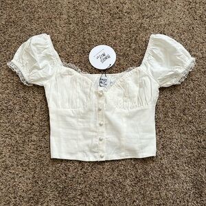 Princess Polly crop top. Size 4. NWT